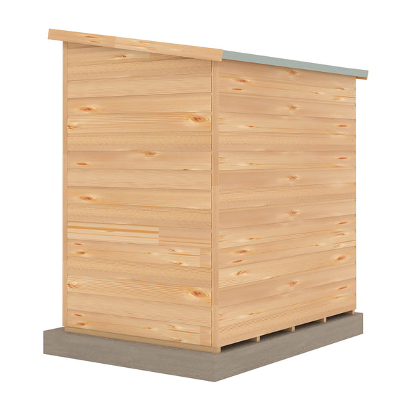 Caldey Single Door 6x4 style A 12mm Shiplap Garden Shed