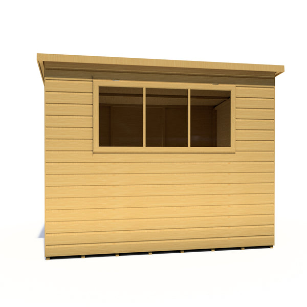 Caldey Single door 8x6 style A 12mm Shiplap Garden Shed