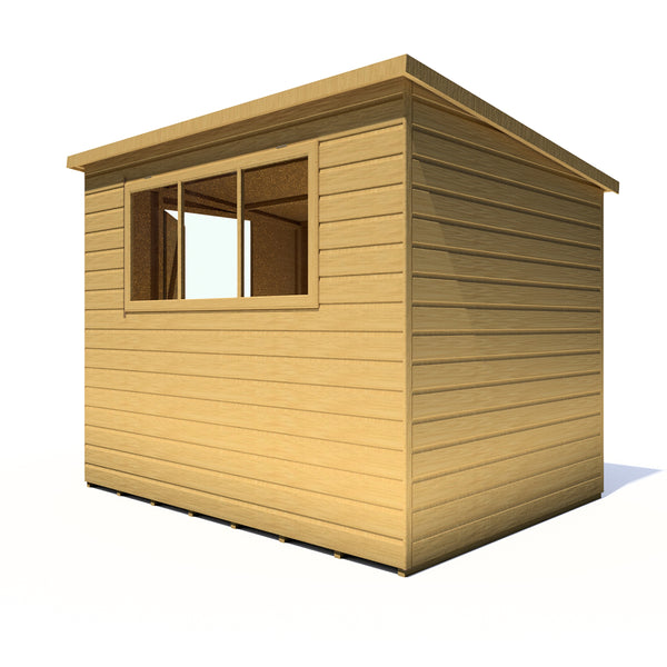 Caldey Single door 8x6 style A 12mm Shiplap Garden Shed