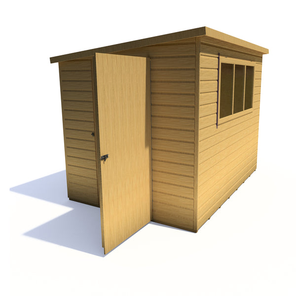 Caldey Single door 8x6 style A 12mm Shiplap Garden Shed