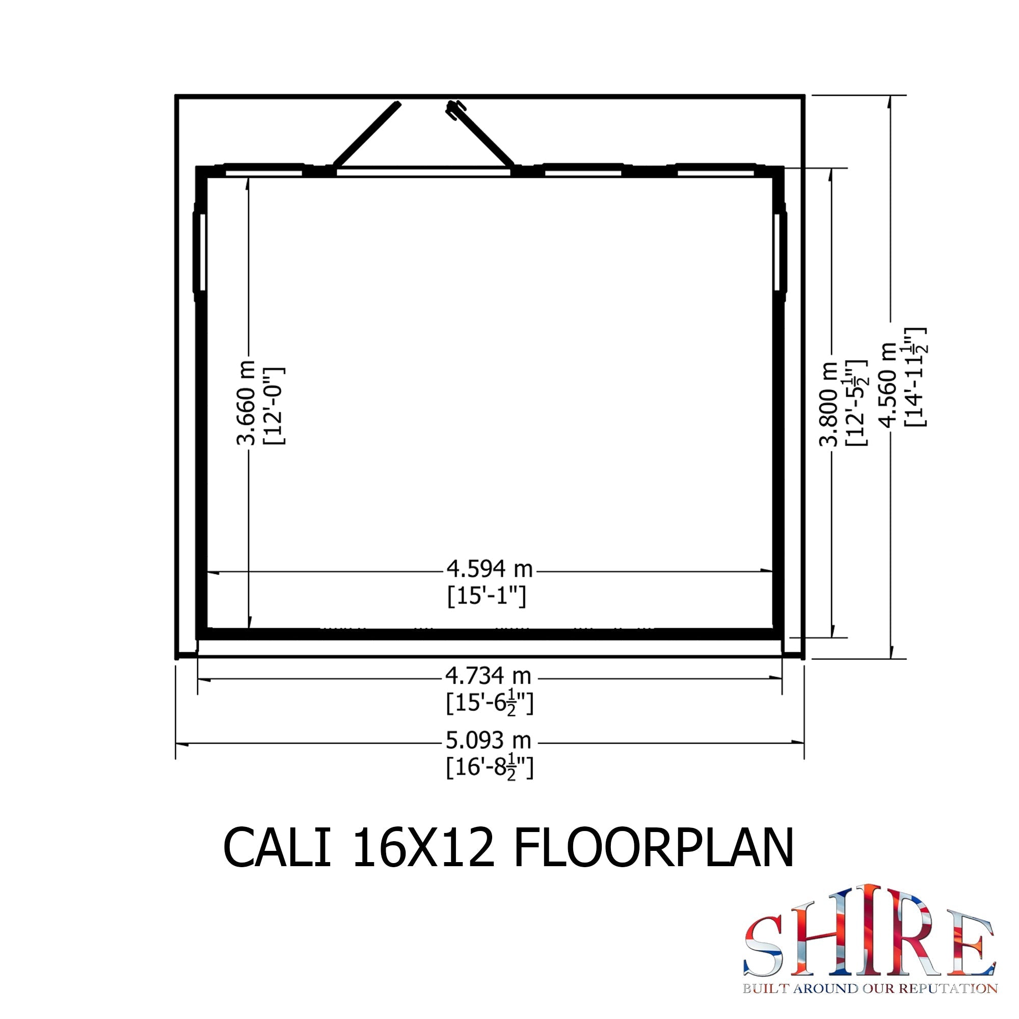 16x12 insulated Garden Studio Office Pent Roof - Best Shed