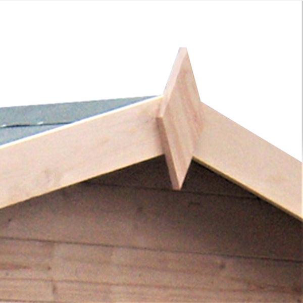 Shire Camelot 7x7 Log Cabin 19mm interlock Cladding - Best Shed