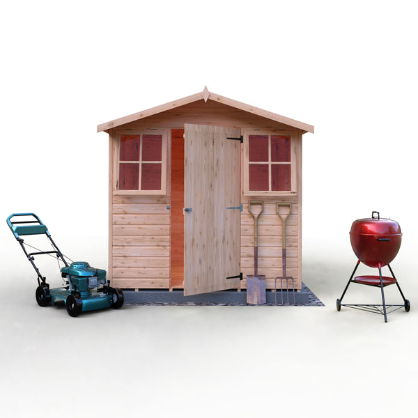 Shire Casita 7x7 12mm interlock Clad wooden Shed - Best Shed