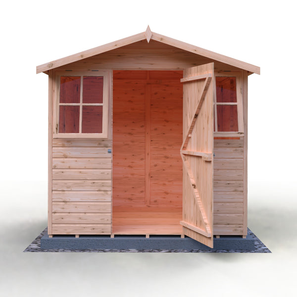 Shire Casita 7x7 12mm interlock Clad wooden Shed - Best Shed