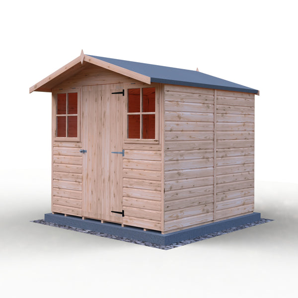 Shire Casita 7x7 12mm interlock Clad wooden Shed - Best Shed