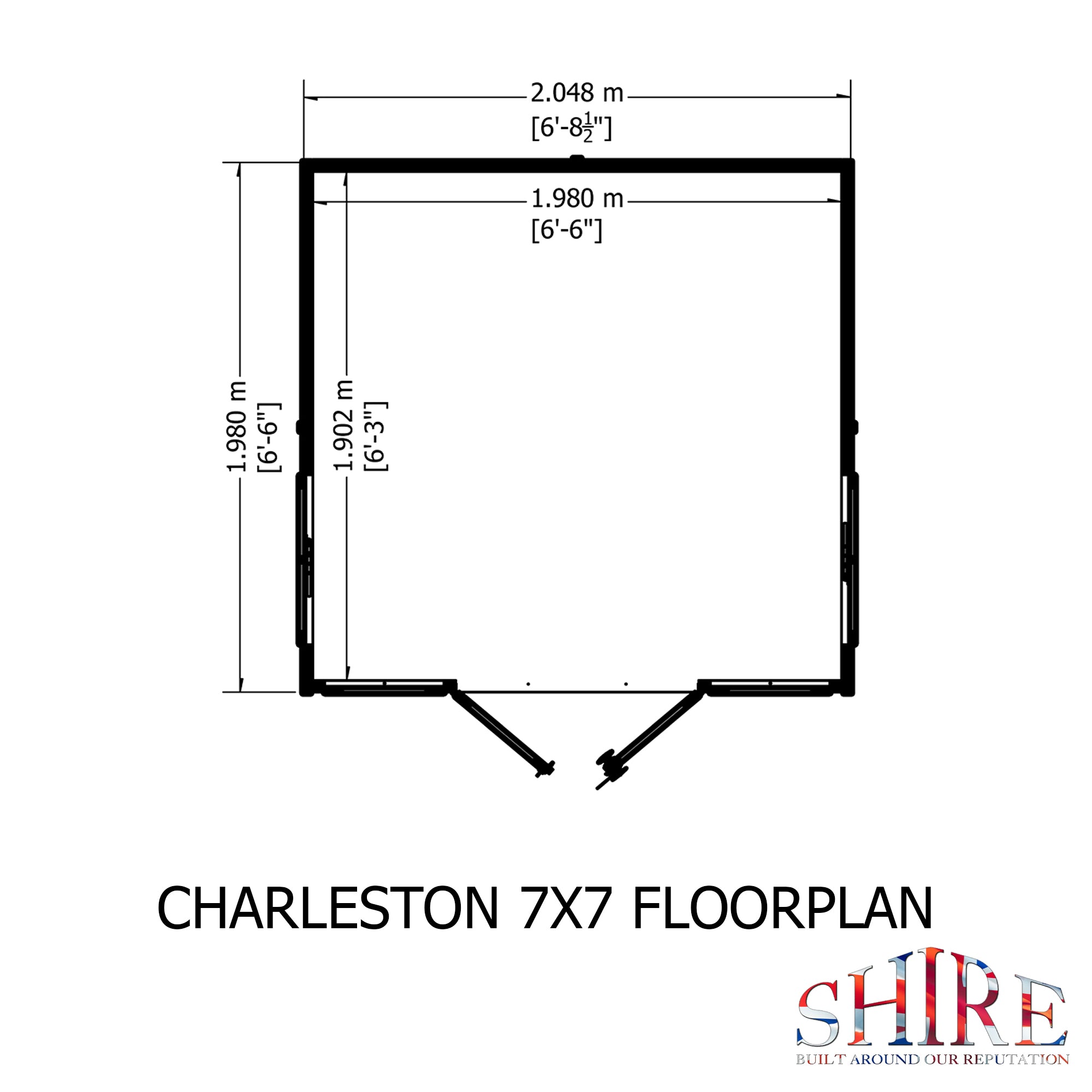 Shire Charleston Summerhouse Hipped Roof - Best Shed