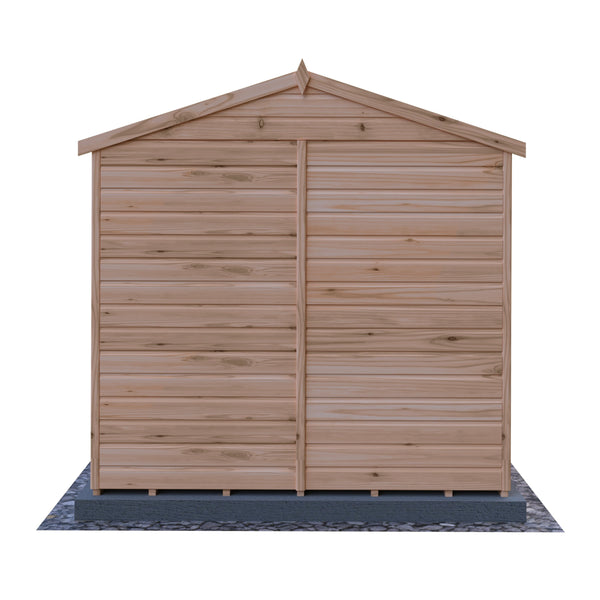 Shire Chatsworth & Verandah 7x7 12mm interlock Clad wooden Summerhouse - Best Shed