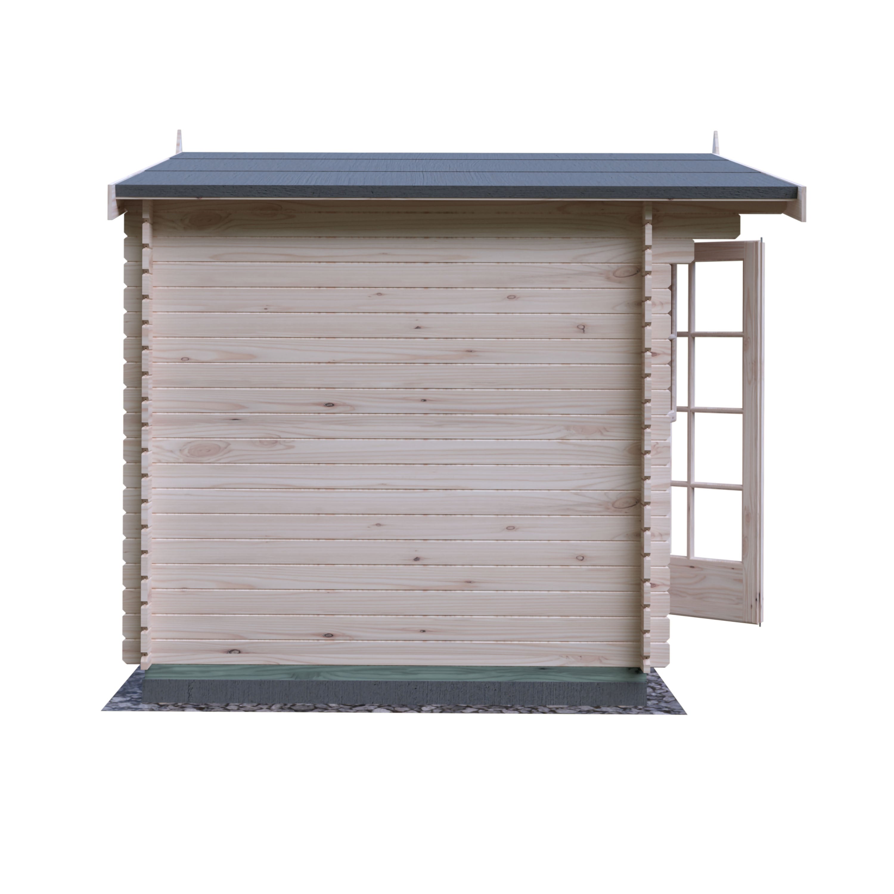 Shire Clipstone 12Gx8 Log Cabin 28mm interlock cladding - Best Shed
