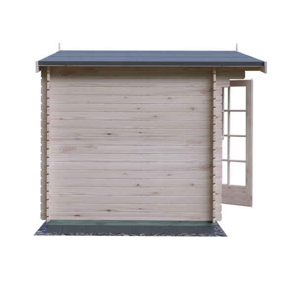 Shire Clipstone 12Gx8 Log Cabin 28mm interlock cladding - Best Shed
