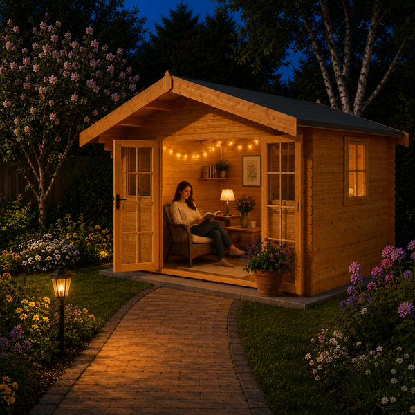 Shire Clipstone 12Gx8 Log Cabin 28mm interlock cladding