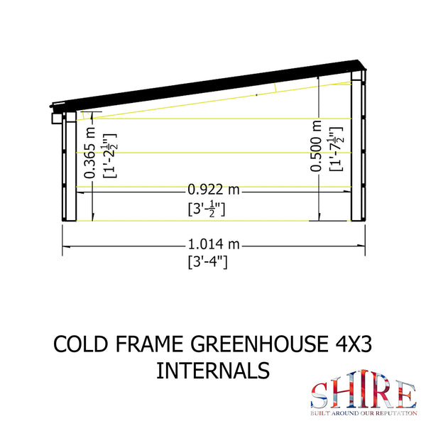 4x3 Cold Frame Planter