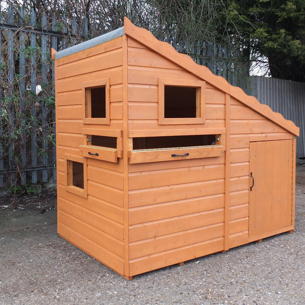 Shire Command Post 6x4 Childrens Playhouse with 12mm Shiplap cladding - Best Shed