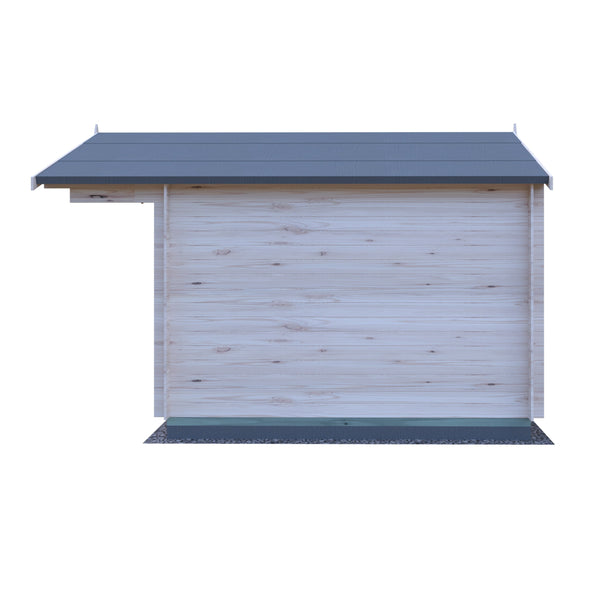 Shire Crinan Log Cabin 19mm interlock  Cladding - Best Shed