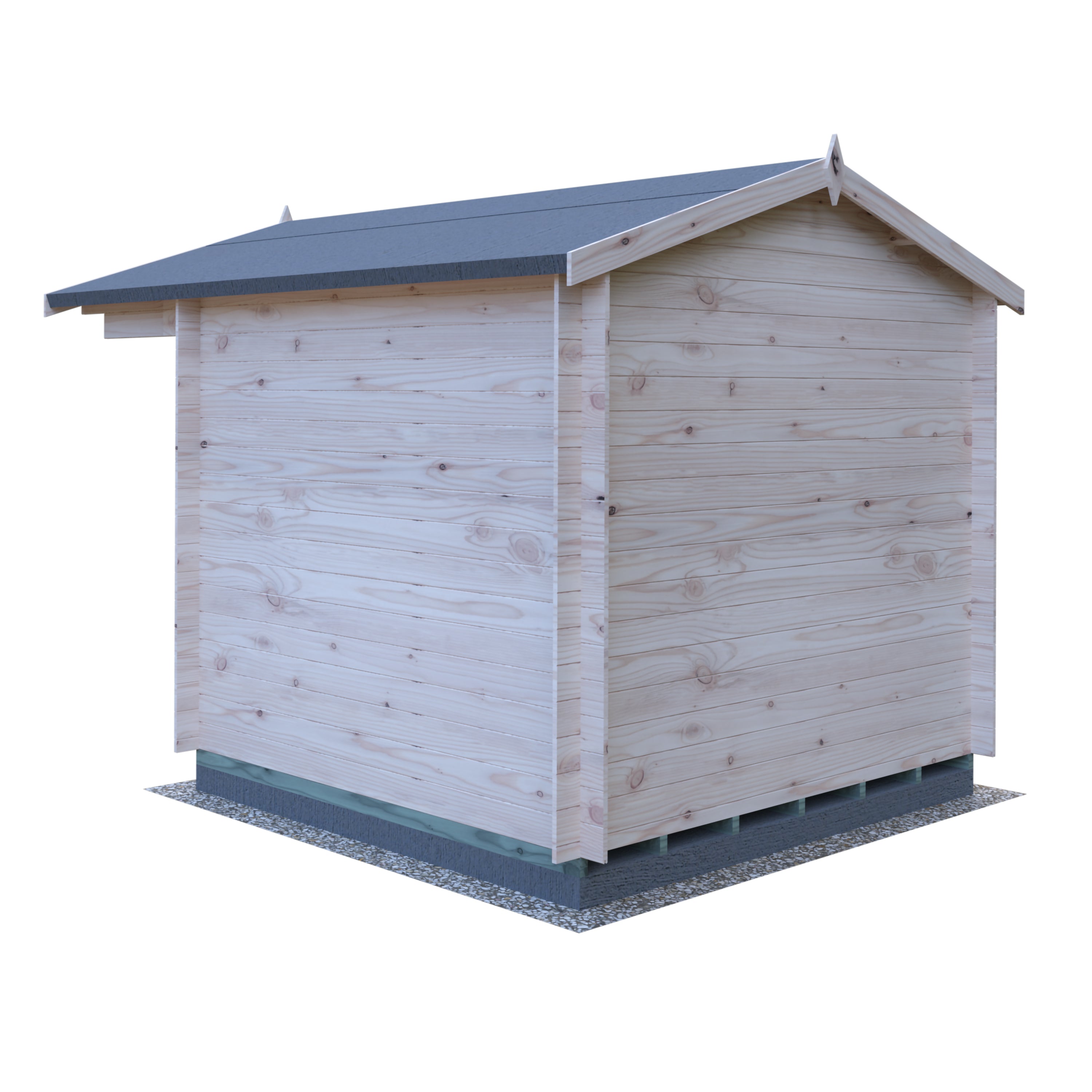 Shire Crinan 8x8 Log Cabin 19mm interlock  Cladding - Best Shed