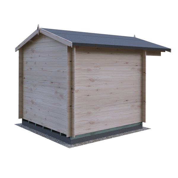 Shire Crinan 8x8 Log Cabin 19mm interlock  Cladding - Best Shed