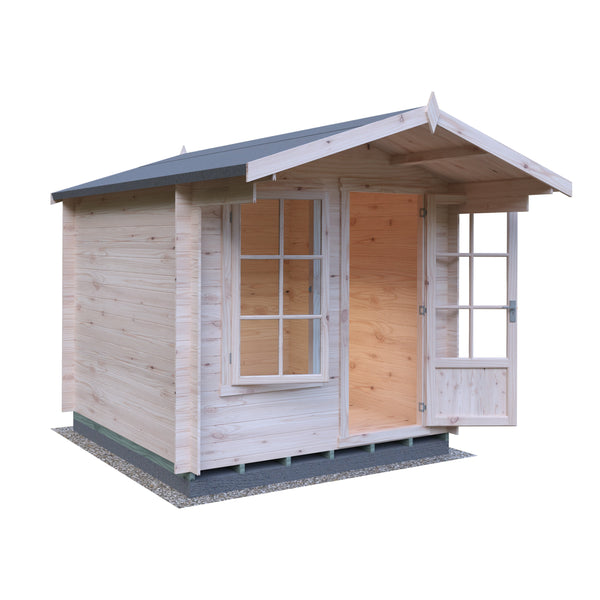 Shire Crinan 8x8 Log Cabin 19mm interlock  Cladding - Best Shed