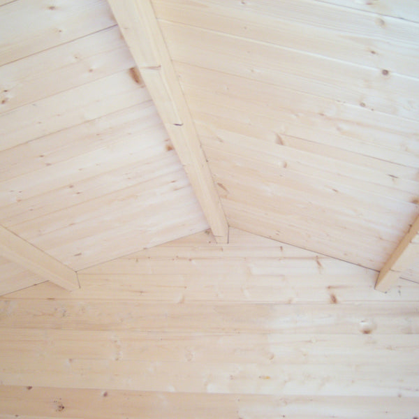 Shire Crinan Log Cabin 19mm interlock  Cladding - Best Shed