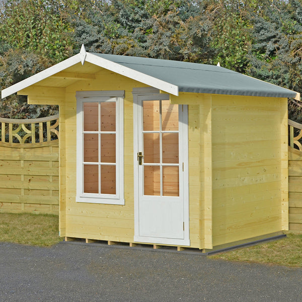 Shire Crinan Log Cabin 19mm interlock  Cladding - Best Shed