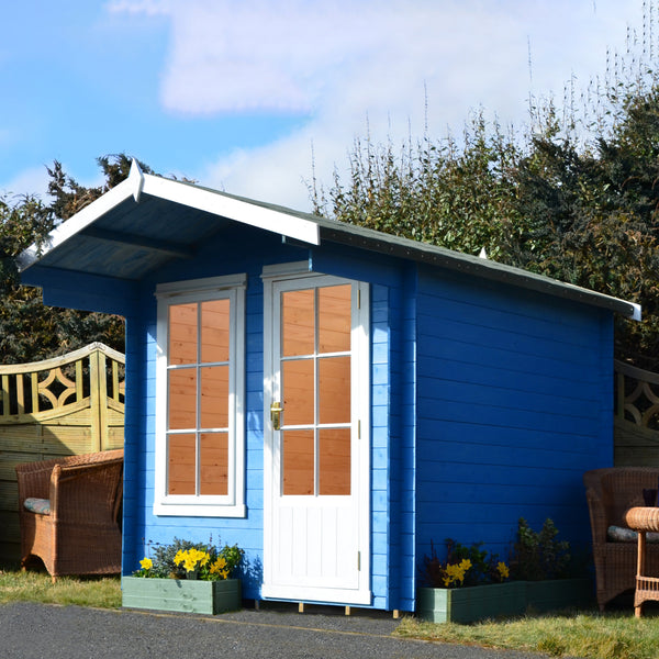 Shire Crinan Log Cabin 19mm interlock  Cladding - Best Shed