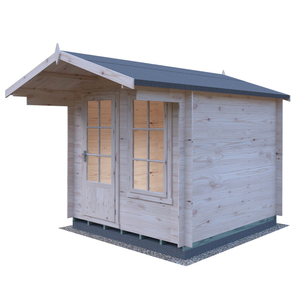 Shire Crinan 8x8 Log Cabin 19mm interlock  Cladding - Best Shed