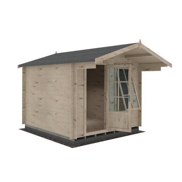Shire Crinan 9x9 Log Cabin 19mm interlock  Cladding - Best Shed
