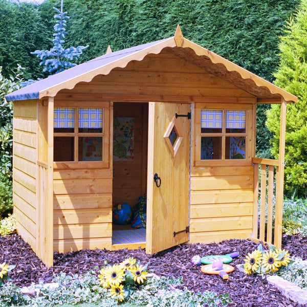 Shire Cubby 6x4 Childrens Playhouse with 12mm Shiplap cladding - Best Shed
