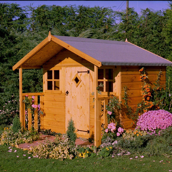 Shire Cubby 6x4 Childrens Playhouse with 12mm Shiplap cladding - Best Shed