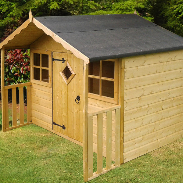 Shire Cubby 6x4 Childrens Playhouse with 12mm Shiplap cladding - Best Shed