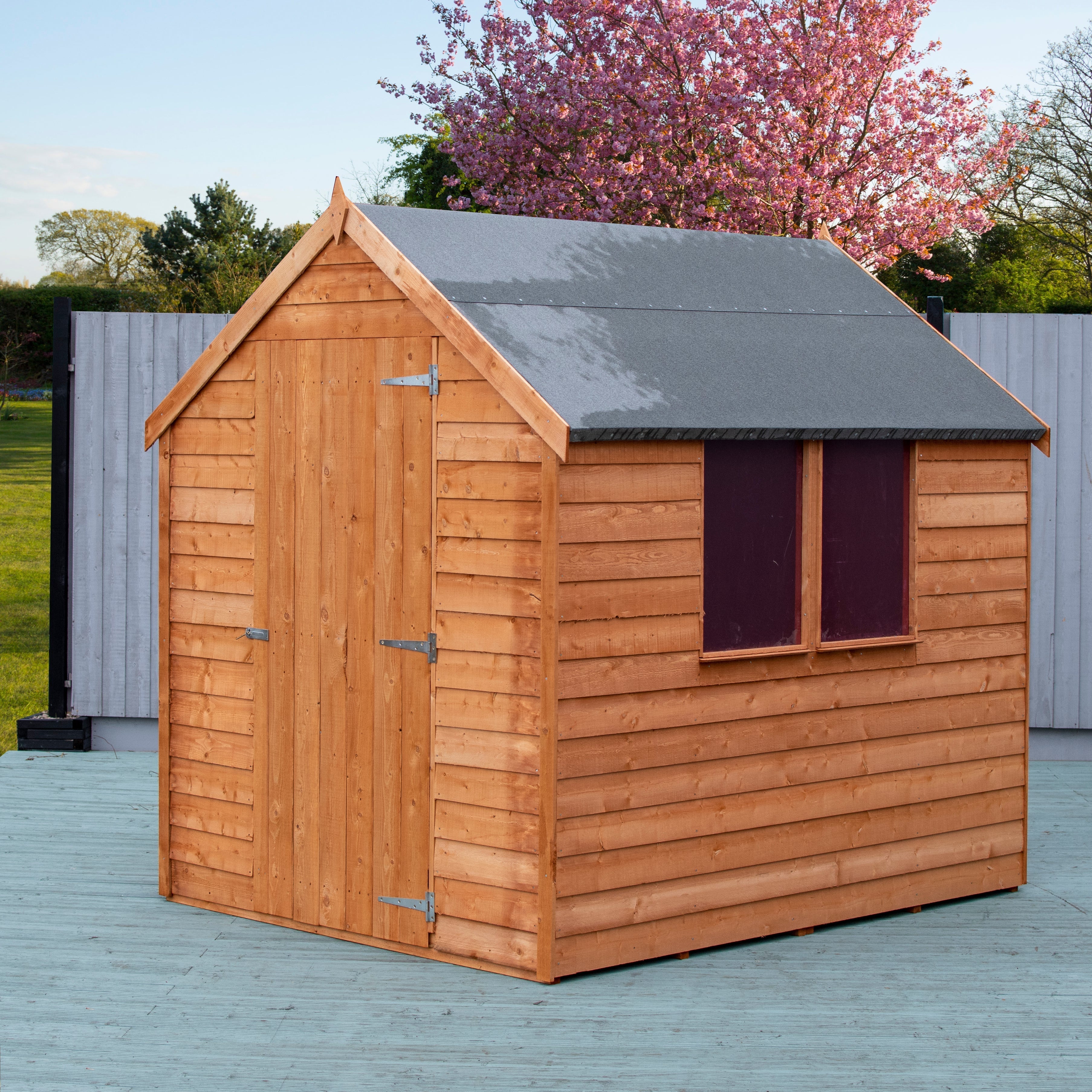 Shire Overlap 7x5 Economy with Window Storage Shed – Best Shed