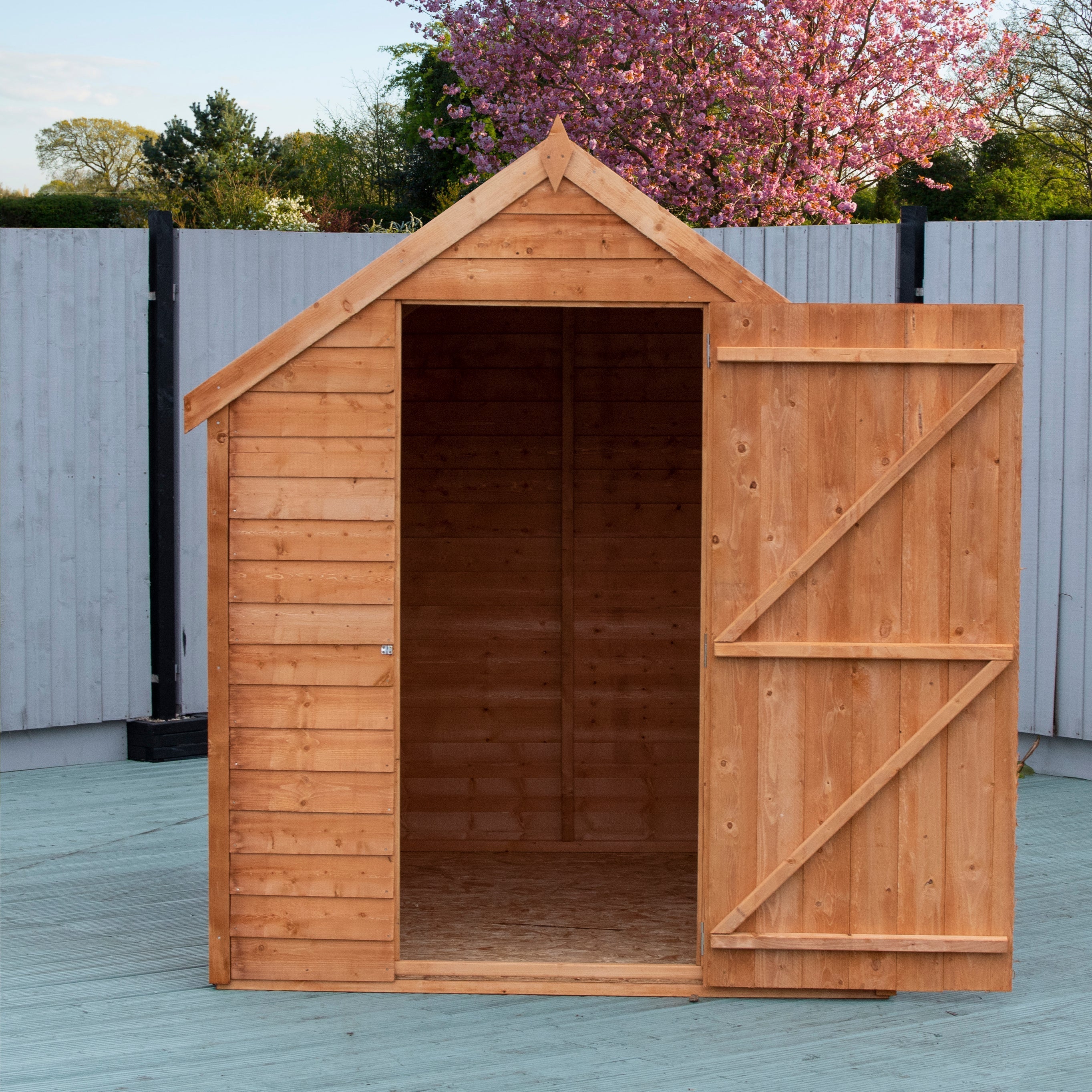 Shire Overlap 7x5 Economy with Window Storage Shed – Best Shed