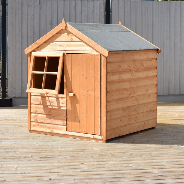 Shire 4x4 Playhut Childrens Playhouse with 12mm Shiplap cladding - Best Shed