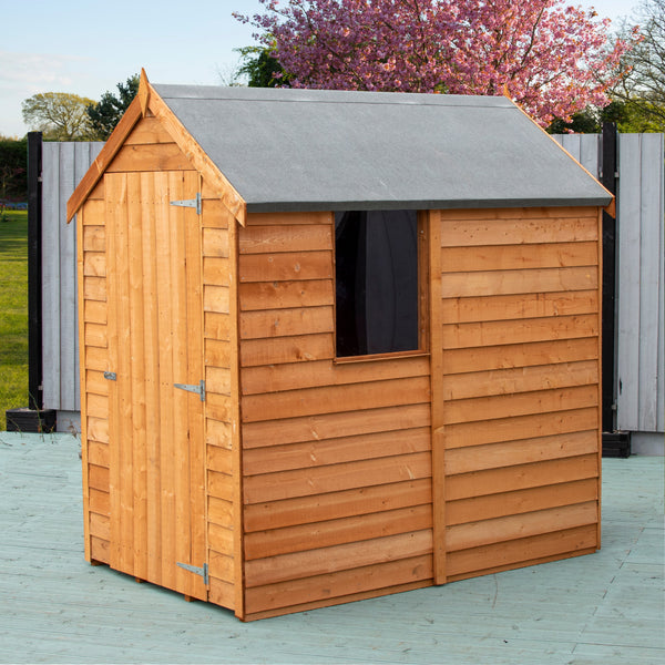 Shire Overlap 6x4 Economy with Window Storage Shed - Best Shed