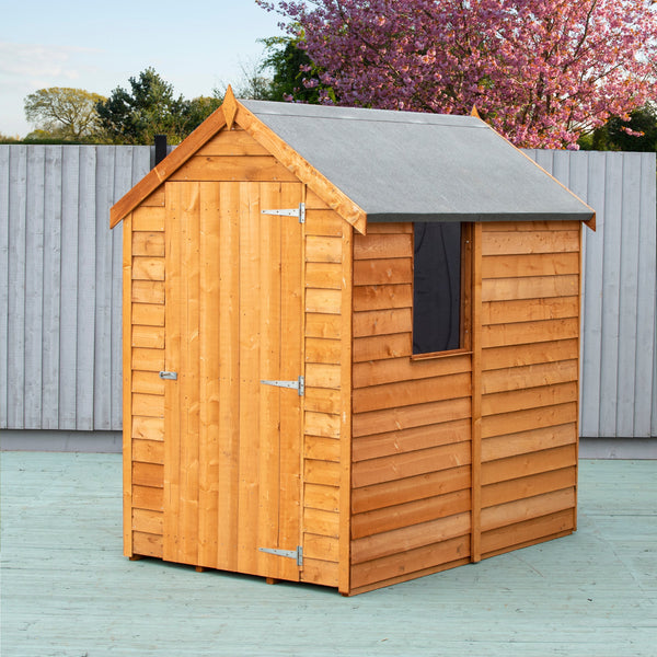 Shire Overlap 6x4 Economy with Window Storage Shed - Best Shed