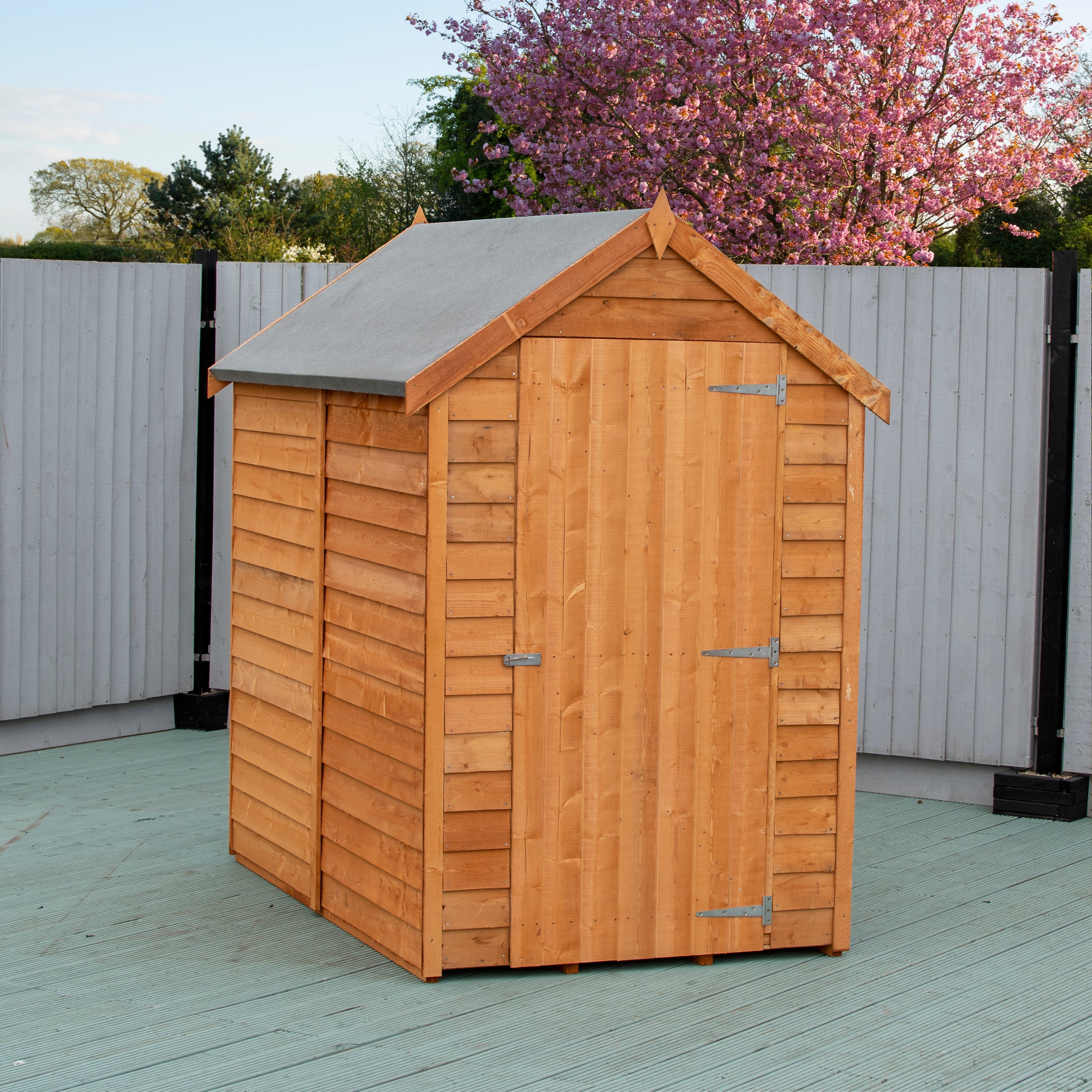 Shire Overlap 6x4 Economy with Window Storage Shed - Best Shed