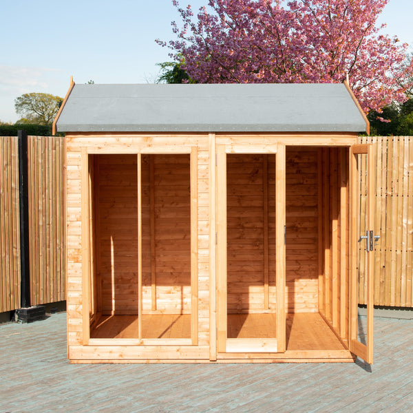 Shire Mayfield 8x8 12mm Interlock Cladding  Summerhouse - Best Shed