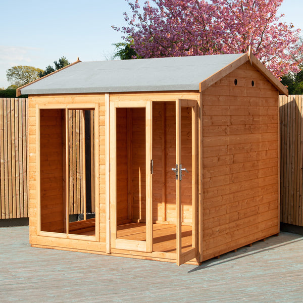 Shire Mayfield 8x8 12mm Interlock Cladding  Summerhouse - Best Shed