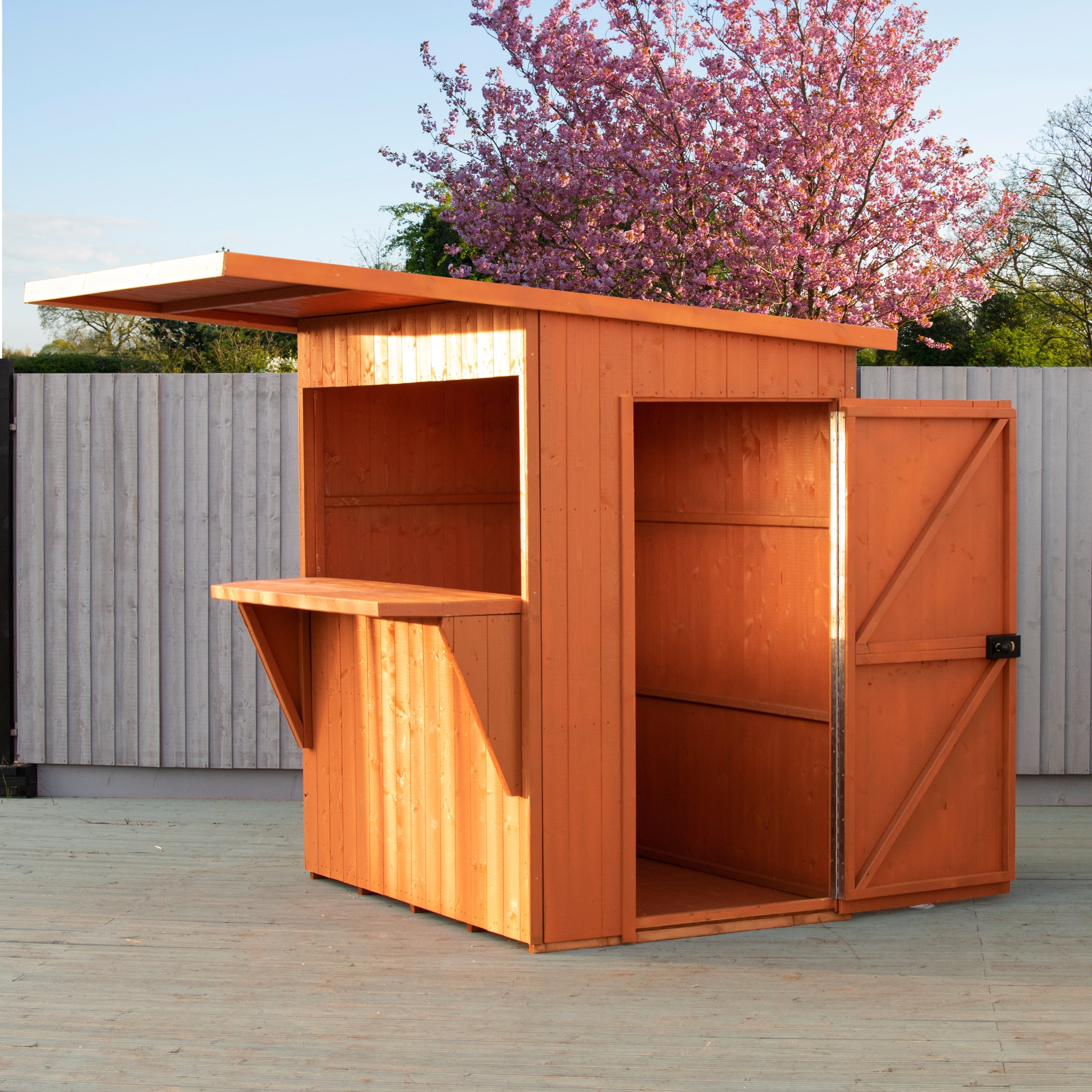 Shire Garden Bar Apex Roof 6x4 12mm interlock  Cladding - Best Shed