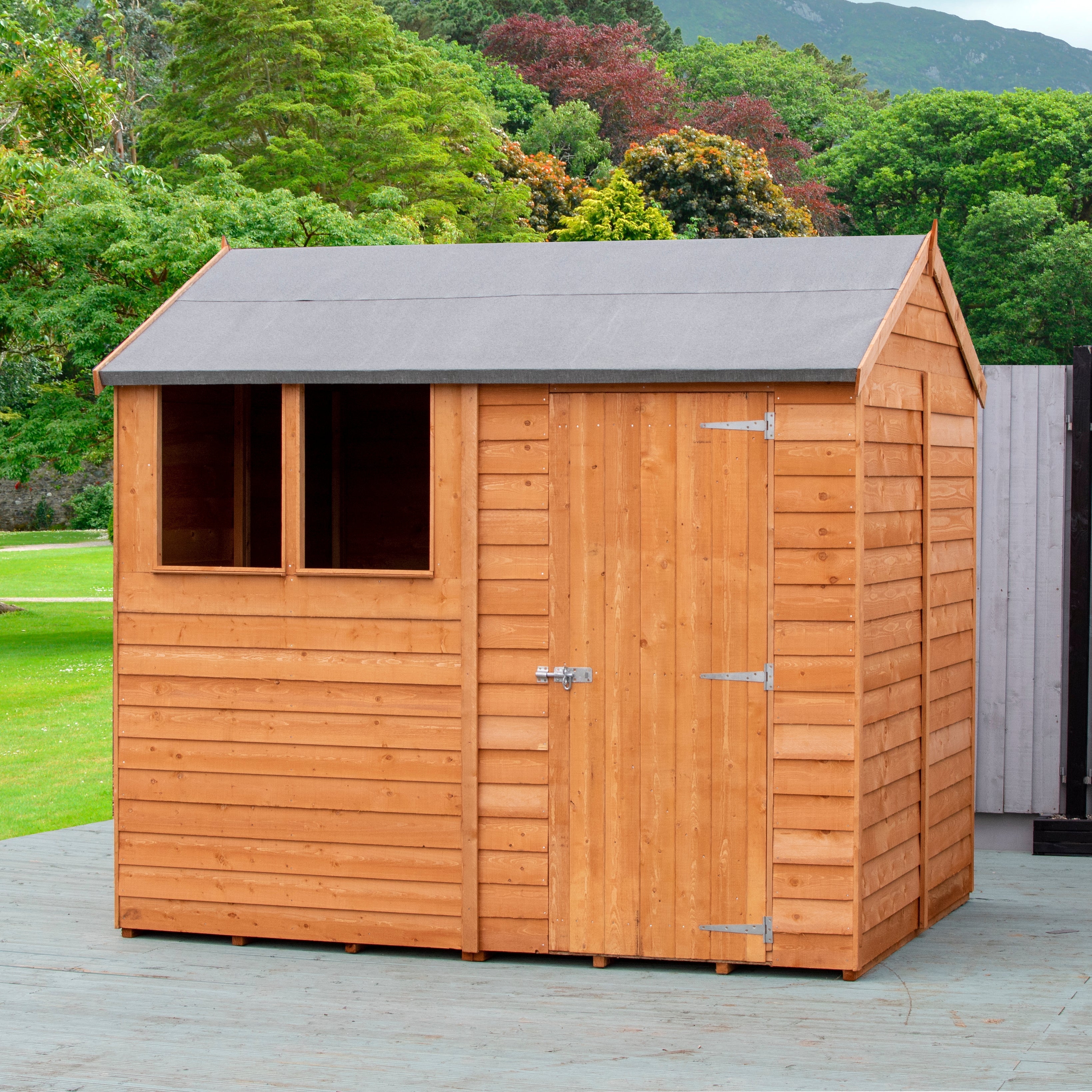 Shire Overlap 8x6 Reverse Apex Amaryllis Storage Shed - Best Shed