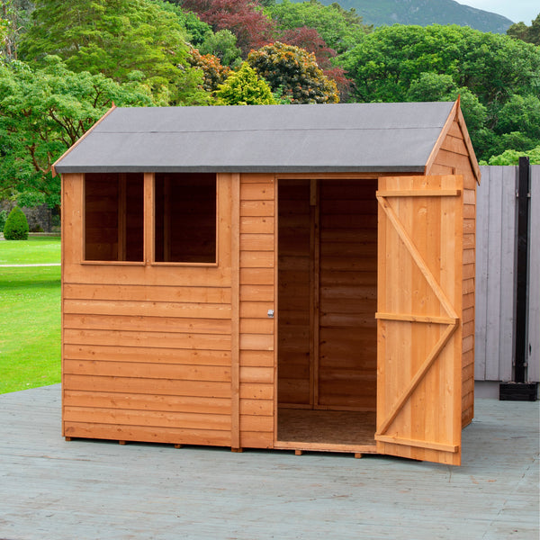 Shire Overlap 8x6 Reverse Apex Amaryllis Storage Shed - Best Shed