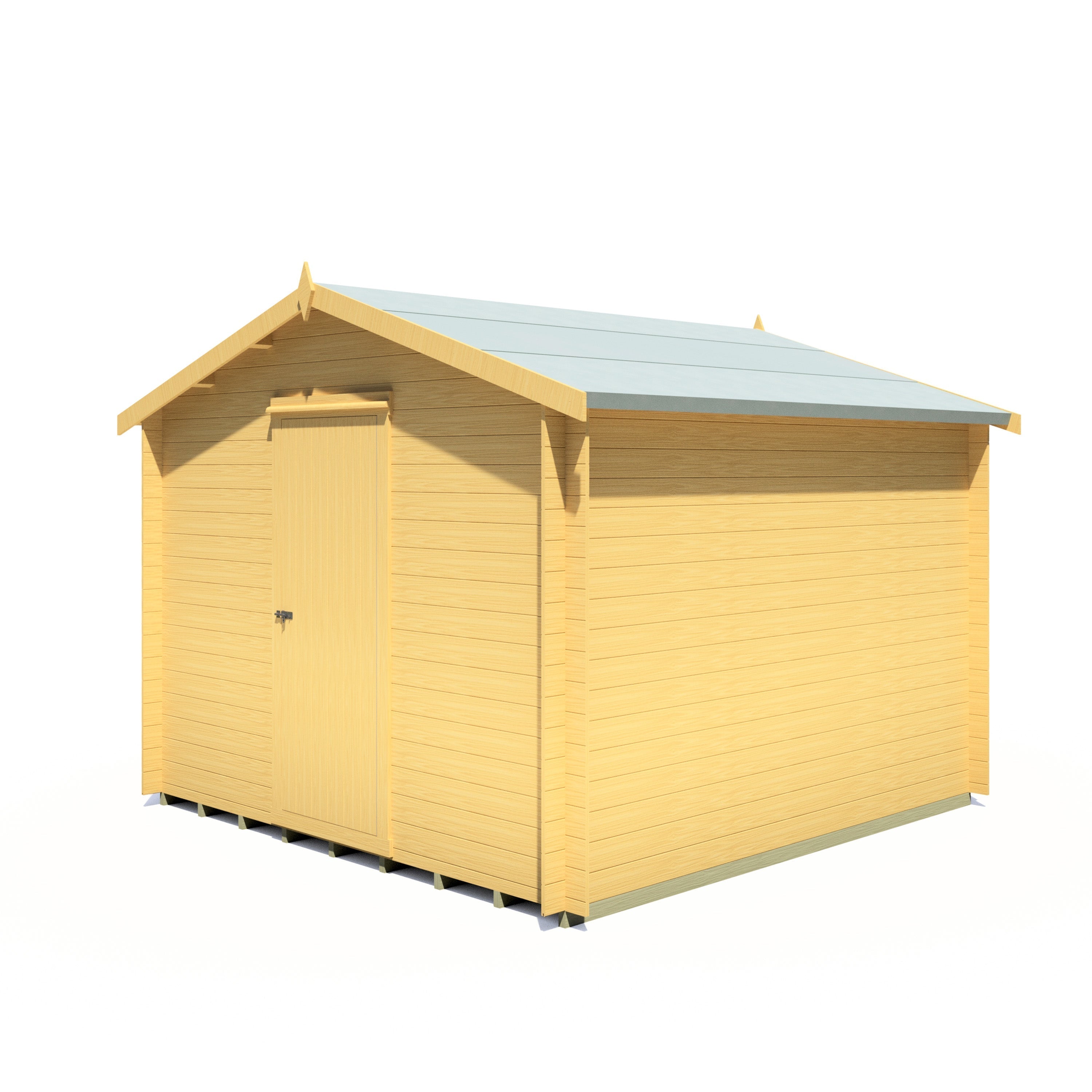 Shire Danbury 10x10 Log Cabin 19mm interlock  Cladding - Best Shed