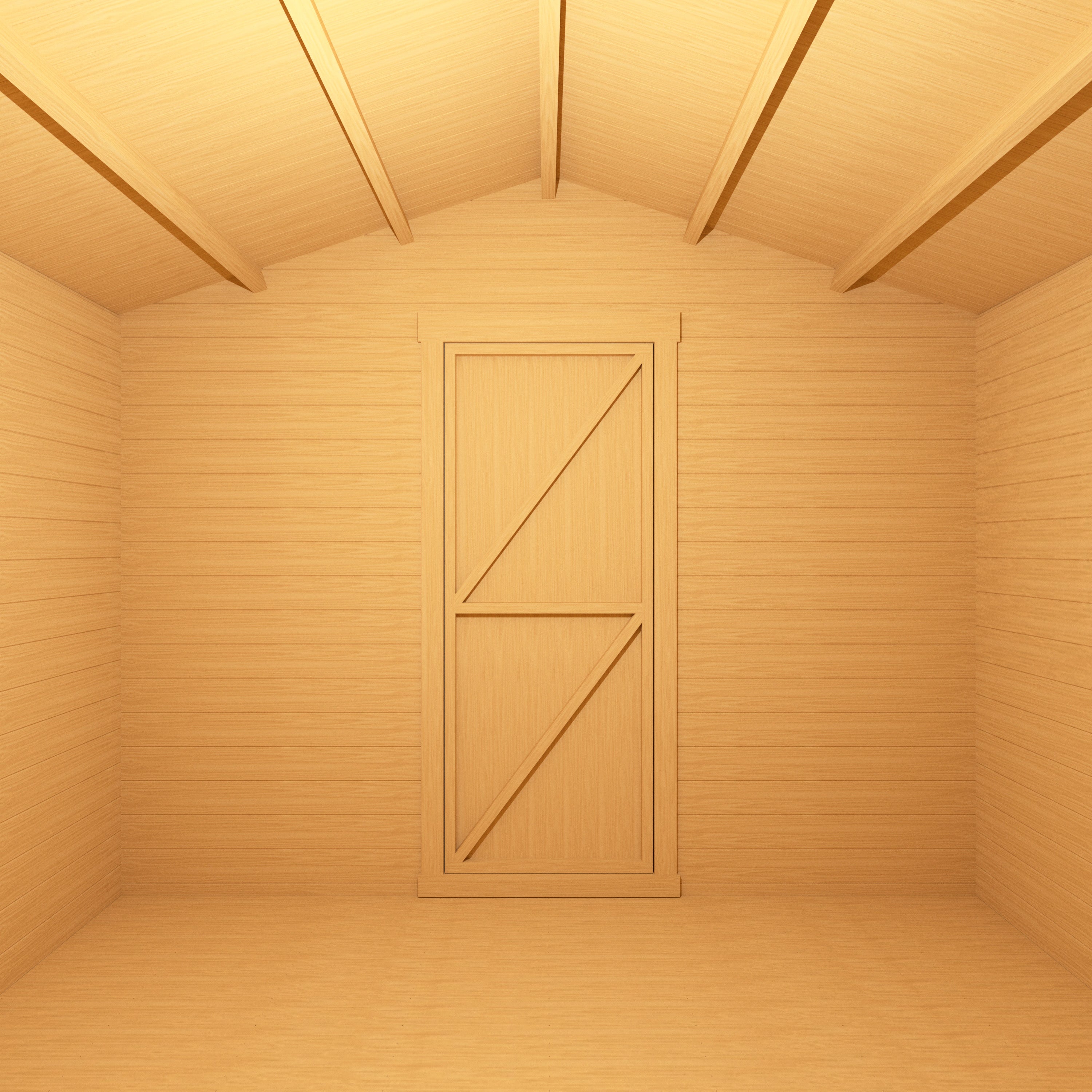 Shire Danbury 10x10 Log Cabin 19mm interlock  Cladding - Best Shed