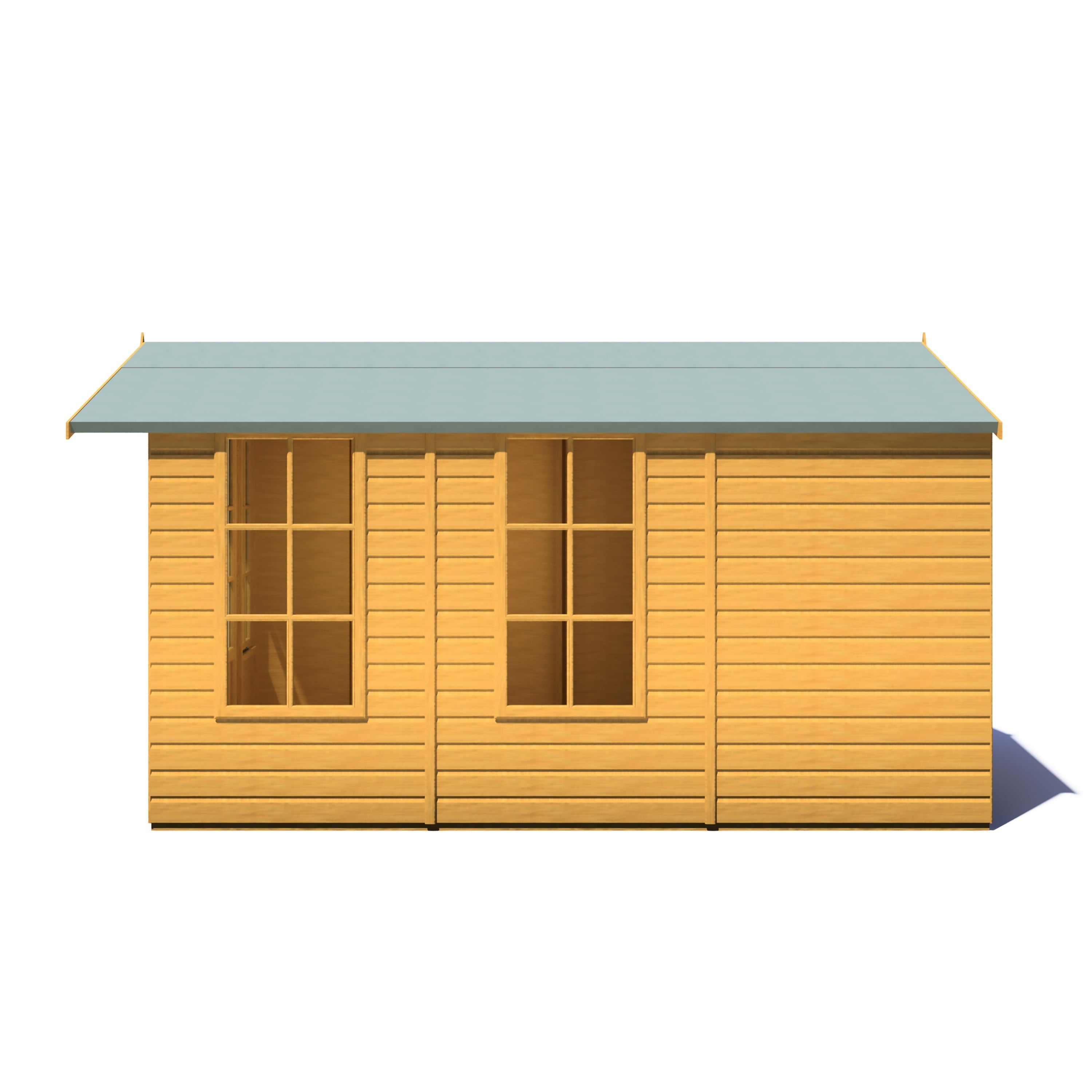 Shire Delmora 8x12 Summerhouse Interlock Cladding - Best Shed