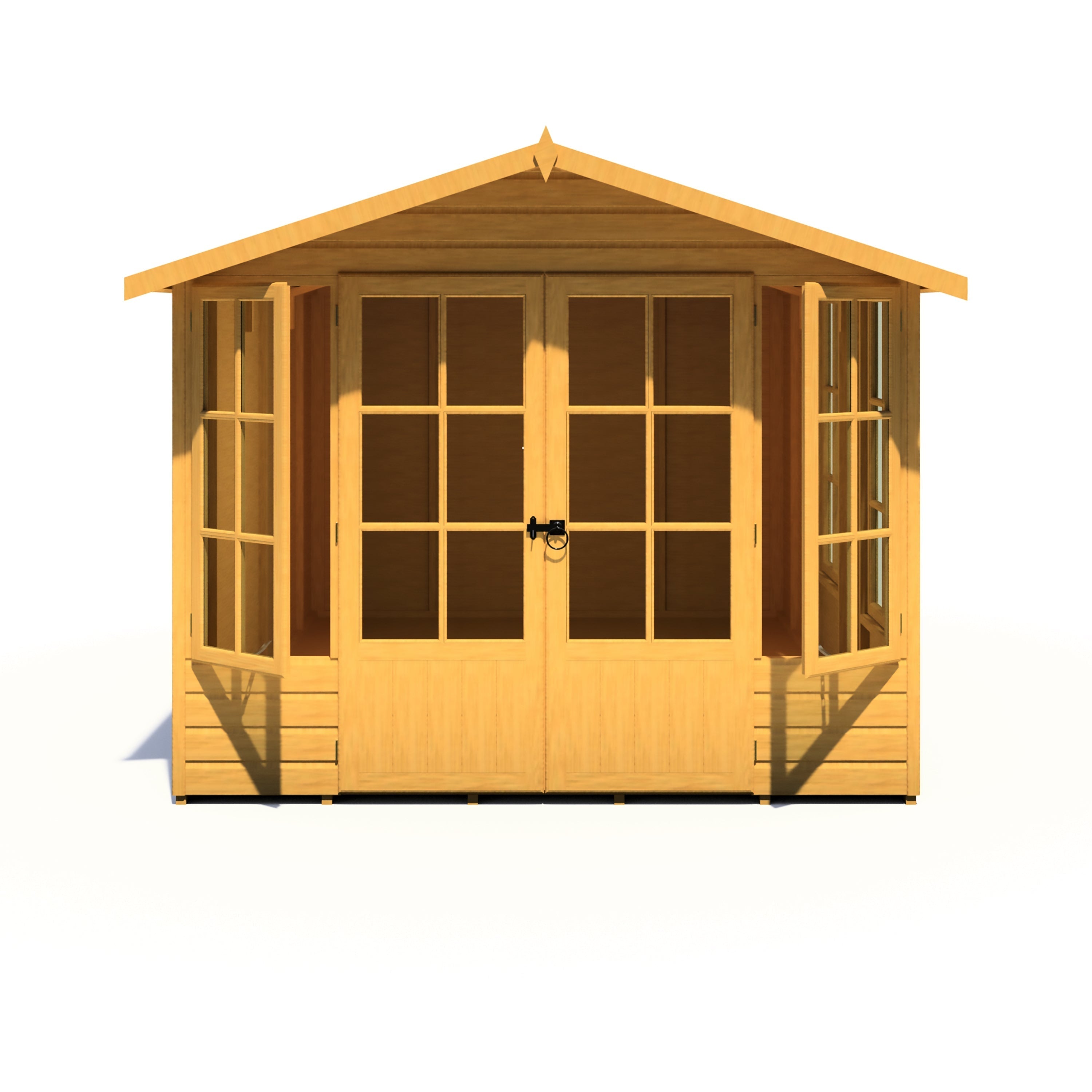 Shire Delmora 8x12 Summerhouse Interlock Cladding - Best Shed