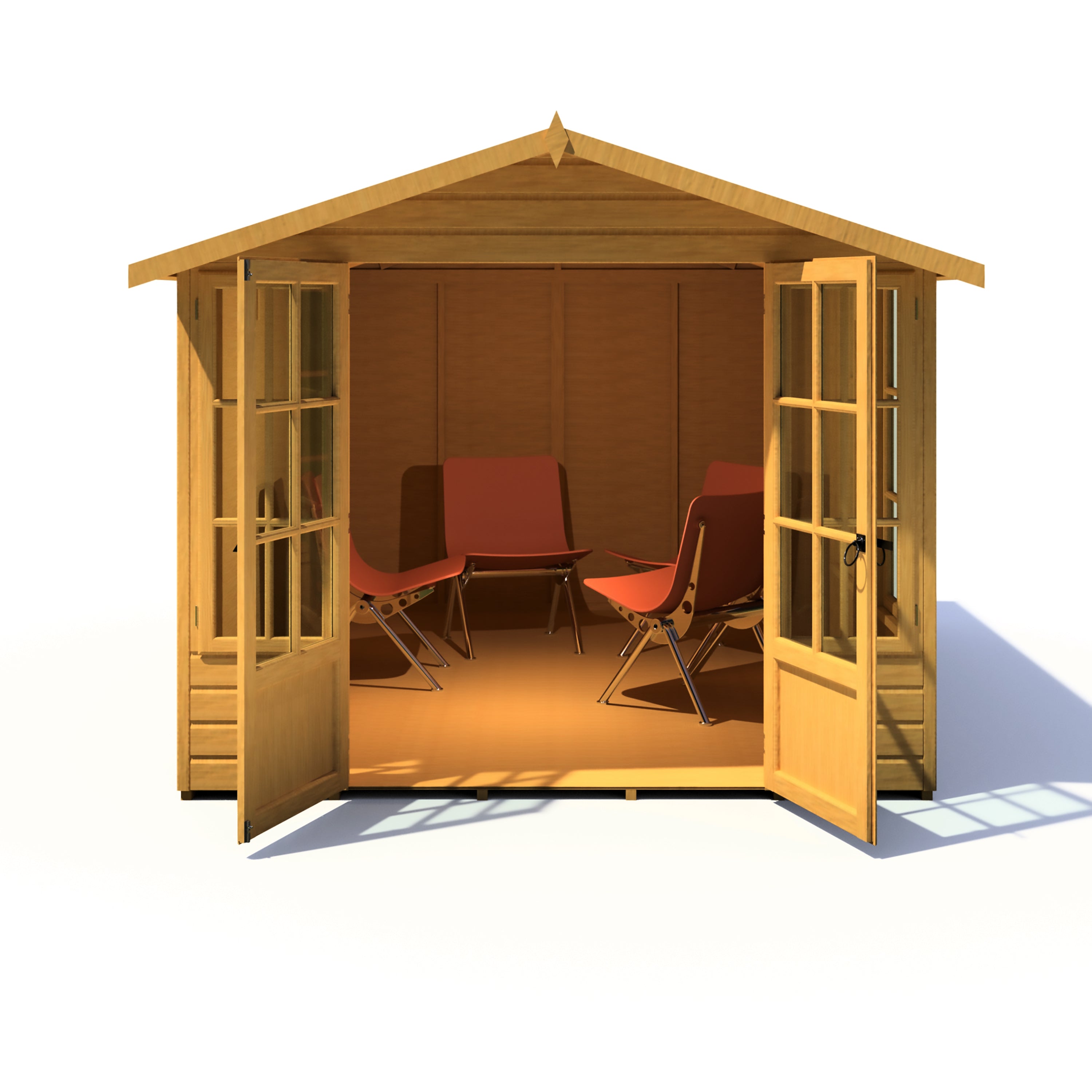 Shire Delmora 8x12 Summerhouse Interlock Cladding - Best Shed