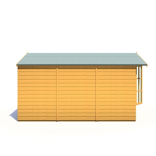 Shire Delmora 8x12 Summerhouse Interlock Cladding - Best Shed
