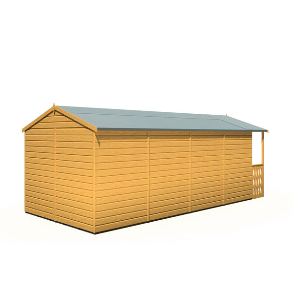 Shire Delamora 8x18 summerhouse with verandah - Best Shed