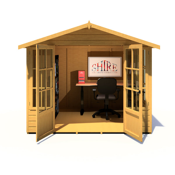 Shire Delmora 8x8 Summerhouse Interlock Cladding