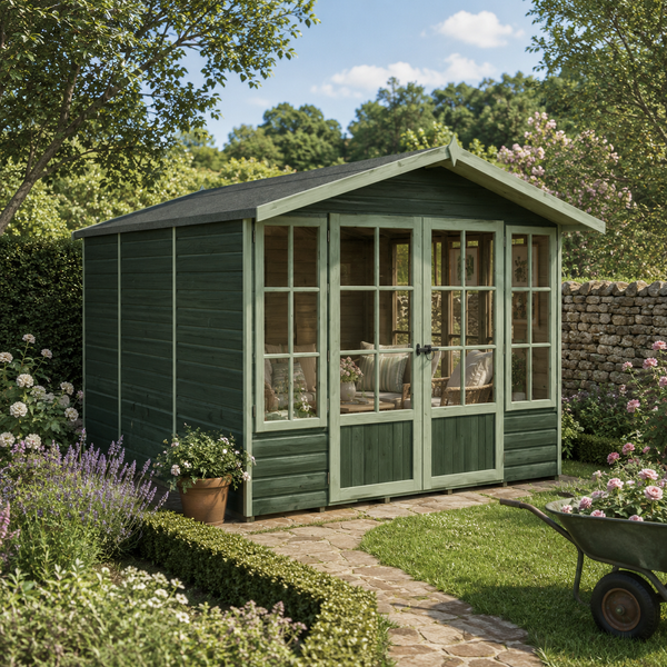 Shire Delmora 8x12 Summerhouse Interlock Cladding