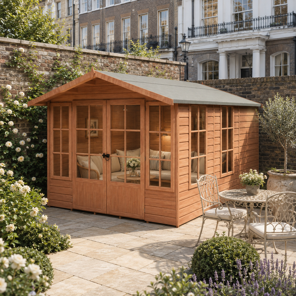 Shire Delmora 8x12 Summerhouse Interlock Cladding
