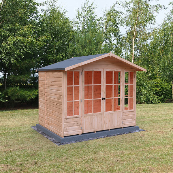 Shire Delmora 8x6 Sumerhouse Shiplap Interlock Cladding